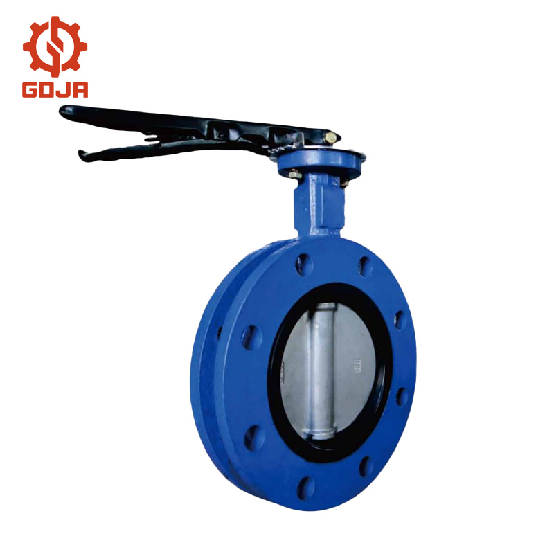 Japanese standard handle U-type flange butterfly valve
